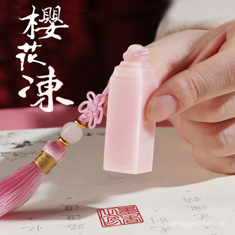 Con Dấu Đóng Tên Bằng Đá Hoa Anh Đào Đóng Dấu Thư Pháp Sáng Tạo Tùy Chỉnh Phong Cách Cổ Điển- | BigBuy360 - bigbuy360.vn