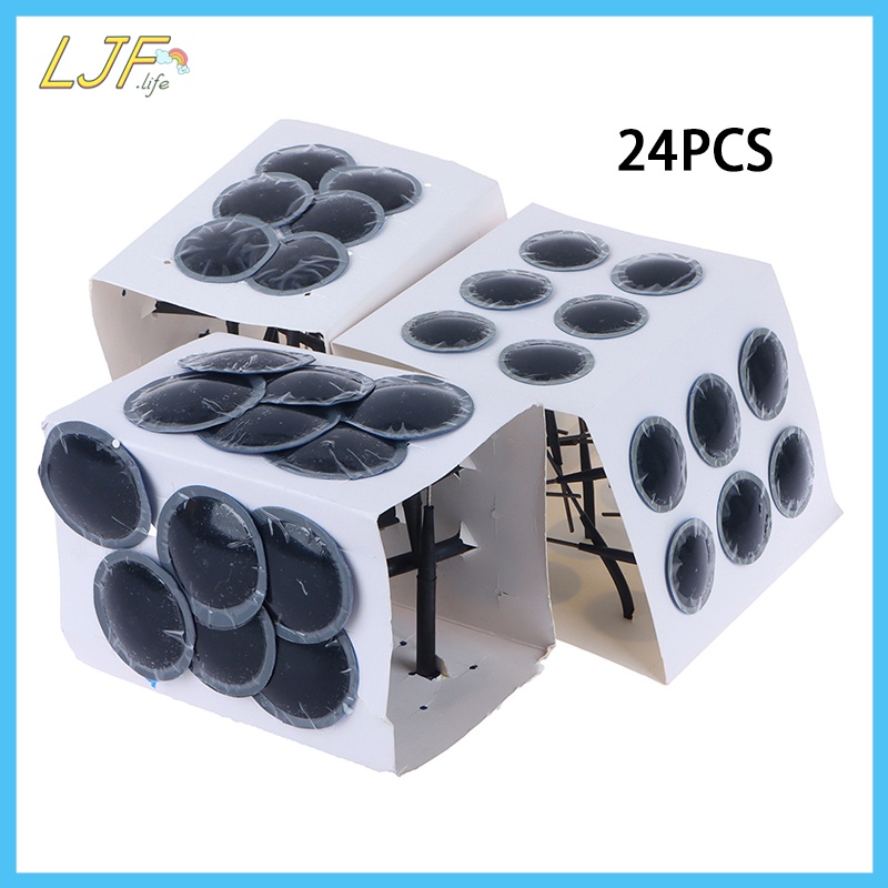 Bộ 24 Miếng Dán Cao Su Vá Lốp Xe Hơi Hình Nấm Tiện Dụng vn