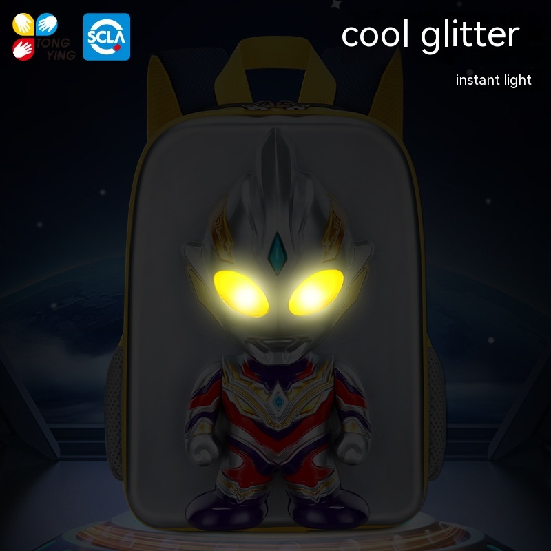 Balo Đi Học Mẫu Giáo Phong Cách ultraman Mới 2023 Cho Bé Trai 1-8 Tuổi