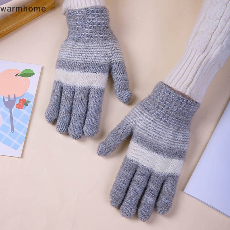 Găng Tay Len Giả Lông Cừu Giữ Ấm Mùa Đông Cho Nam Nữ