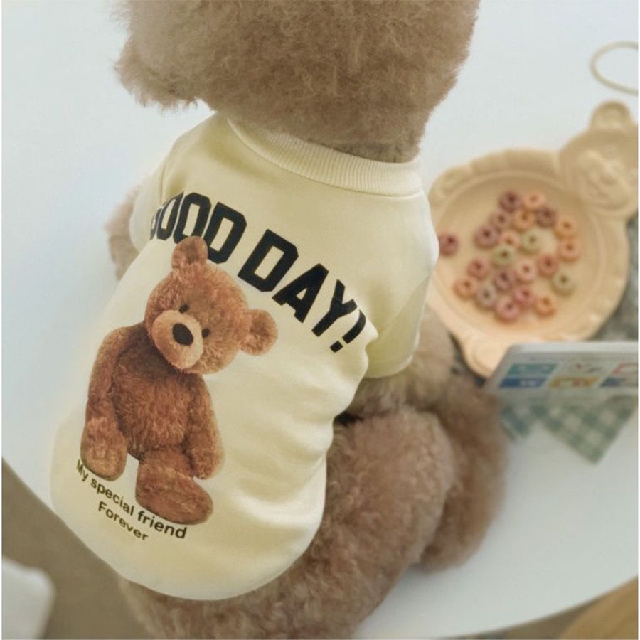 Áo Sweater Giữ Ấm Thời Trang Xuân Thu Đông Mừng Năm Mới Cho Thú Cưng