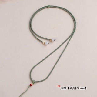 Dây mỏng dây đỏ vòng cổ dây có thể điều chỉnh nam nữ dệt tay đơn giản mặt dây chuyền dây buộc
