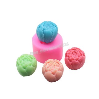 SG - Khuôn silicon 4d hình hoa hồng nụ, búp làm nến thơm đổ rau câu