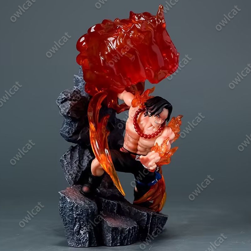 Mô Hình Nhân Vật One Piece Fire Fist Ace  17cm Big Size GK Figure Portgas D. Ace Dai Enkai: Entei Whitebeard 2st Division Commander PVC OnePiece Packed in Box Model
