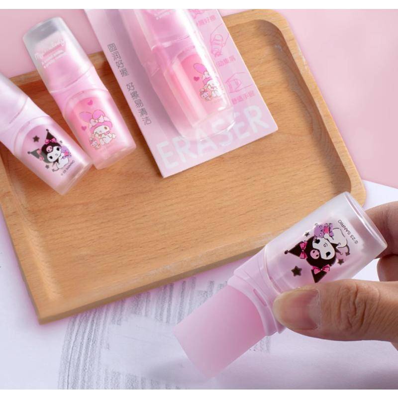 Tẩy Bút Chì sanrio mymelody kuromi cinnamoroll pochacco Dạng Lăn Dễ Thương Làm Quà Tặng Cho Học Sinh