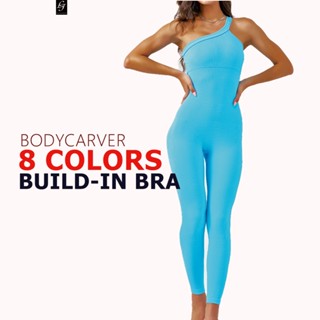 Bodycarver Bộ Áo Liền Quần Một Mảnh Hở Lưng Tập yoga Thể Thao Cho Nữ