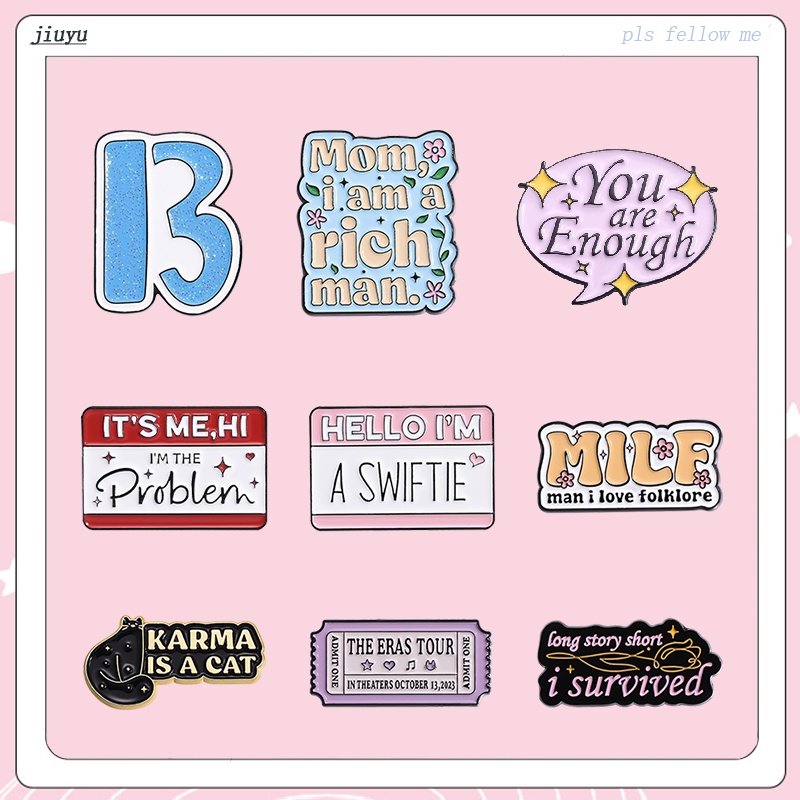 Ghim Cài Áo Ba Lô / Balo In Chữ i survived Men Nhiều Màu Sắc Trang Trí Nghệ Thuật / Làm Quà Tặng Bạn Bè