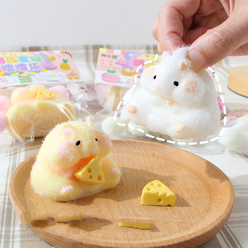 Mềm Đồ Chơi Chuột hamster Cao Su Giảm Căng Thẳng