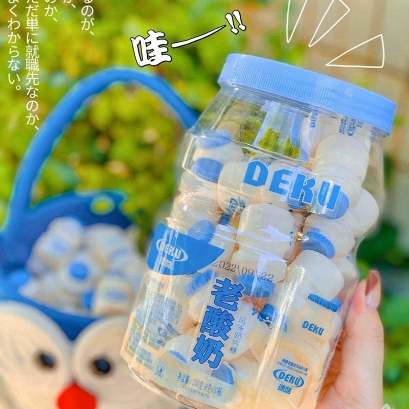 Kẹo viên nén sữa chua deku hũ bé 25 viên