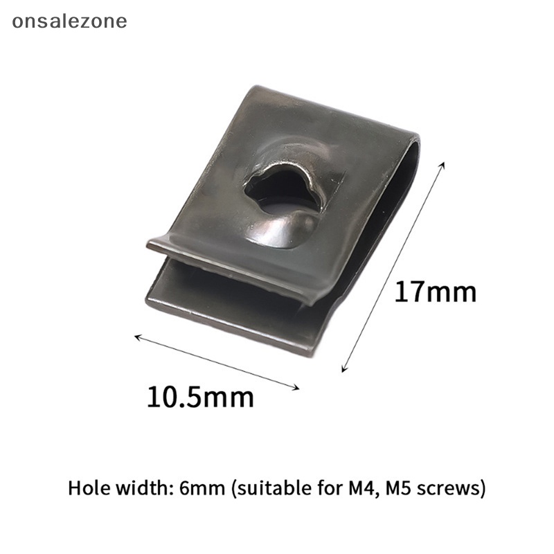 FENDER 10 / 20 / 30 / 40 Kẹp Chữ u Bằng Kim Loại Mới