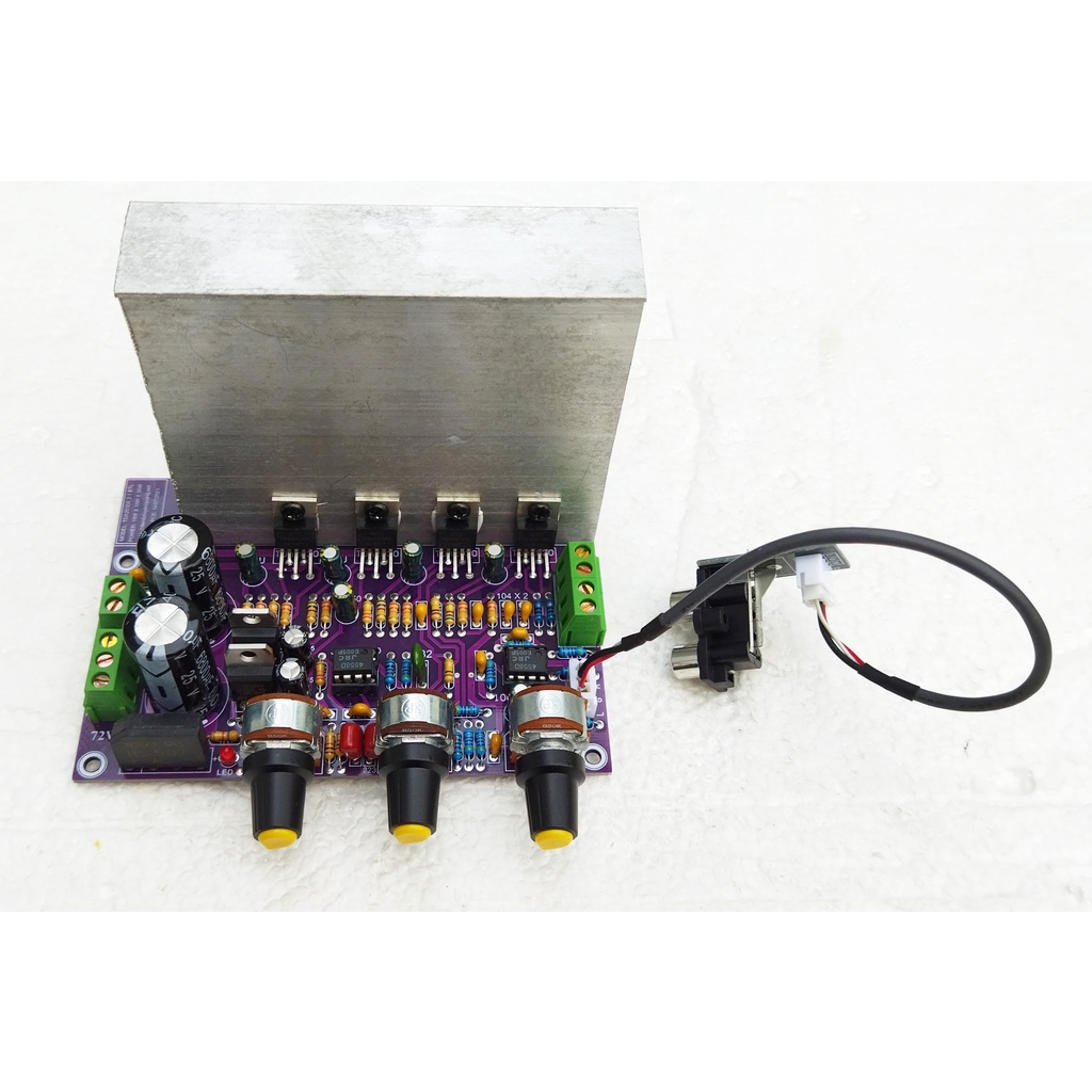 Mạch loa vi tính TDA2030A 2.1 BTL Bản Tím Xịn