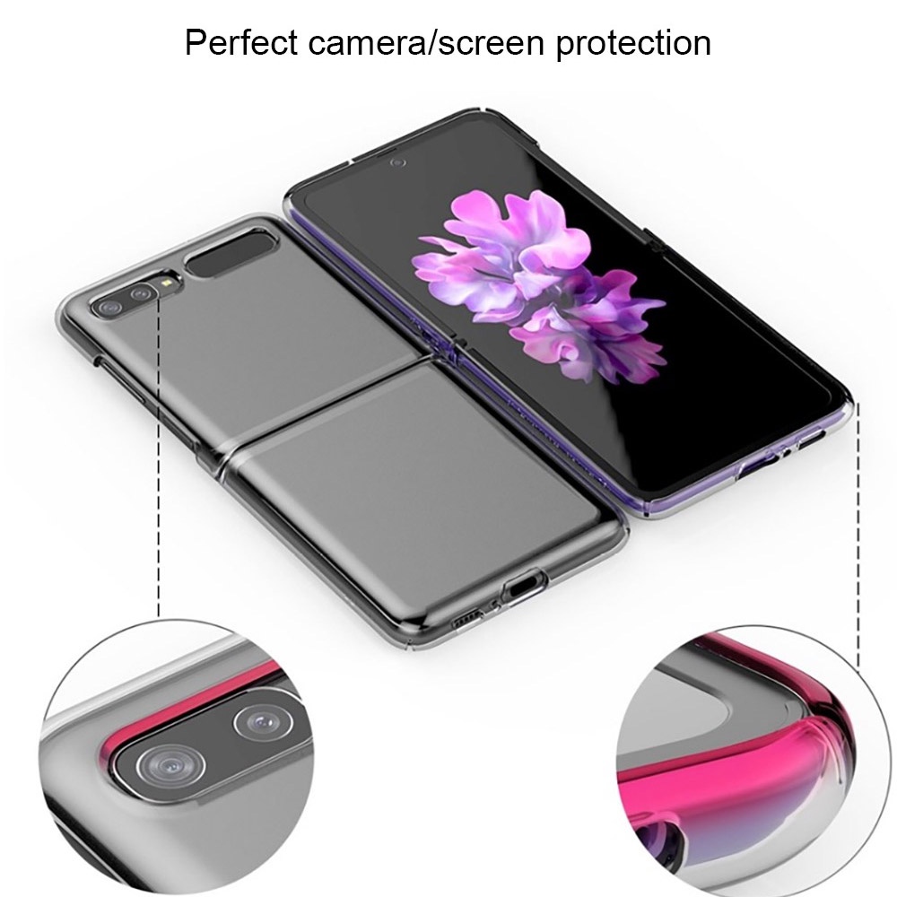 Araree Nukin Case Samsung Galaxy Z-Flip Clear Phone Cover Screen Protector Korea