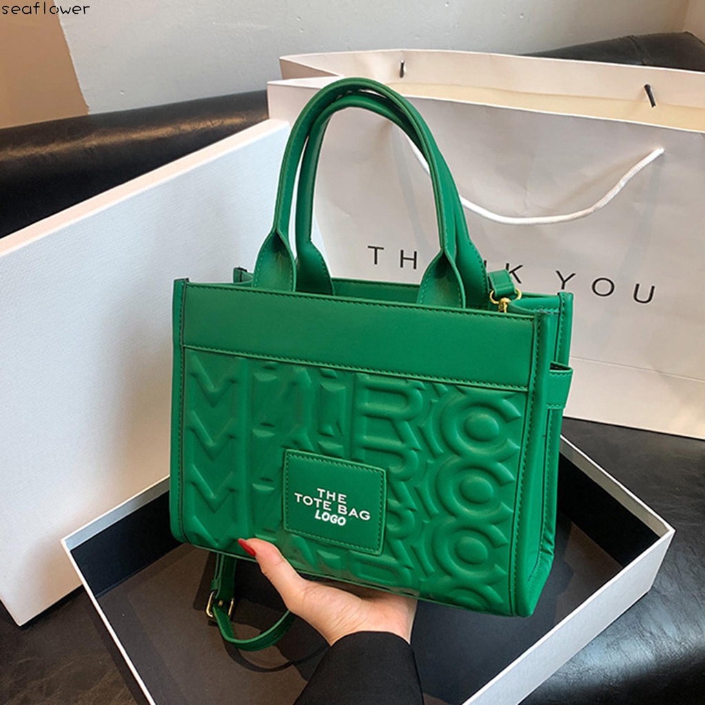 Túi tote Đeo Vai In Chữ Có Dây Điều Chỉnh Được Thời Trang Cho Nữ