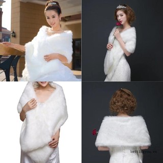 Khăn choàng lông giả cho sườn xám sân khấu phụ nữ