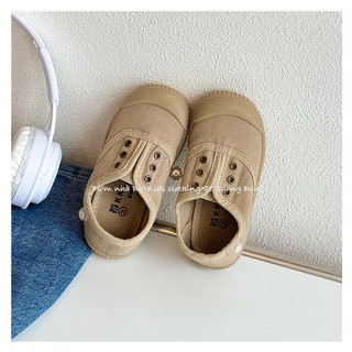Giày lười nâu nhạt Tiệm nhà Bơ - Kids clothing Nội dung 2