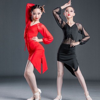 Trang Phục Khiêu Vũ Latin Một Mảnh Thời Trang Xuân Hè Cho Bé Gái