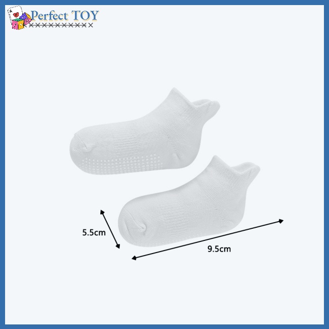 Sf set Vớ cotton Trơn Màu Kèm Mũ Len Chấm Bi Dành Cho Bé Sơ Sinh