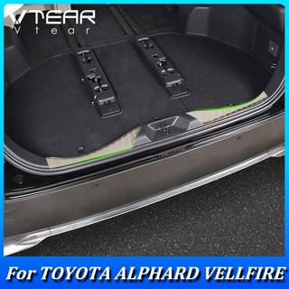 Tấm chắn bảo vệ phía sau xe hơi toyota alphard vellfire 2023 2024 2025 bằng thép không gỉ