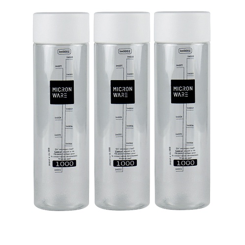 Bình nước SUPER LOCK 1000 Ml. Gói 1x3 1209379 Trắng