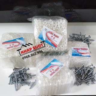 Vít sắt, nở nhựa hưng thịnh 3cm và 4cm