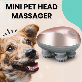 Máy Mát Xa Đầu Mèo Thư Giãn Bằng silicone Với Đèn led Giúp Thư Giãn Và Thư Giãn Chống Thấm Nước