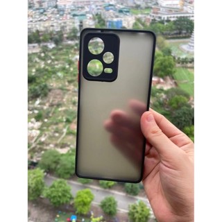 Ốp lưng nhám cho Xiaomi Redmi Note 12 Pro 5G viền dẻo, lưng chống bán vân tay