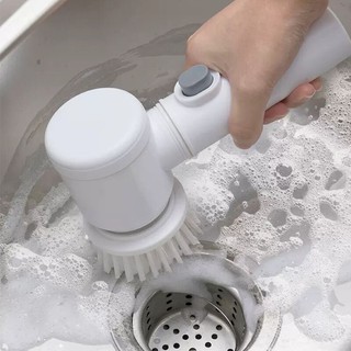 Bàn chải điện vệ sinh nhà bếp / phòng tắm cầm tay không dây đa năng
