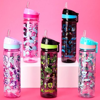 Bình Nước Có Ống Hút Thiết Kế Họa Tiết smiggle Phong Cách Úc