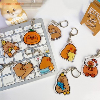 Móc Chìa Khóa Bằng Acrylic Hình Hoạt Hình Cheehbh Capybara