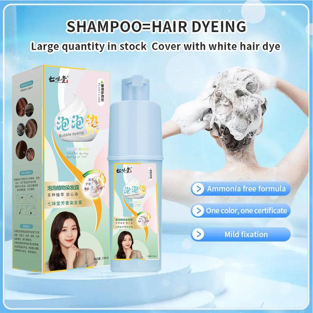 Dầu Gội Nhuộm Tóc Đen G2G8 Thành Phần Thảo Dược