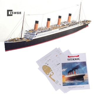 Bộ mô hình tàu titanic 3d bằng giấy thủ công tỷ lệ 1: 400