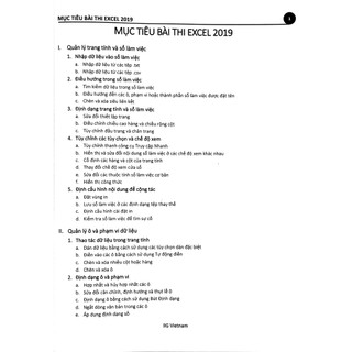 Sách Microsoft Office Excel 2019