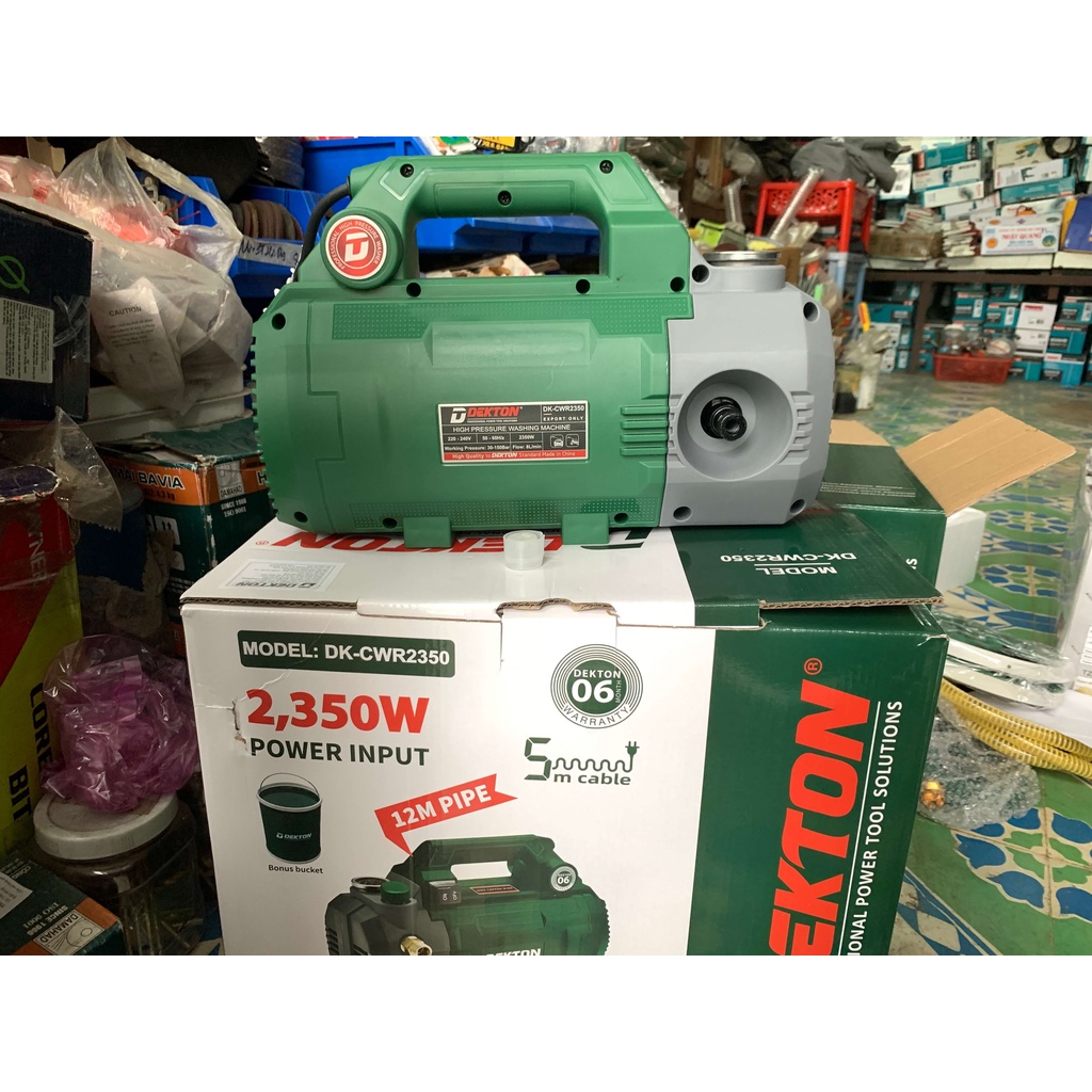 Máy Xịt Rửa Xe Chỉnh Áp Dekton DK-CWR2350 - 2350W gia đình