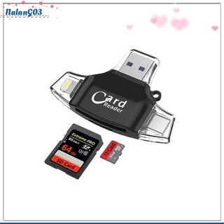 Đầu Đọc Thẻ Nhớ Micro Sd Otg Tf 4 Trong 1