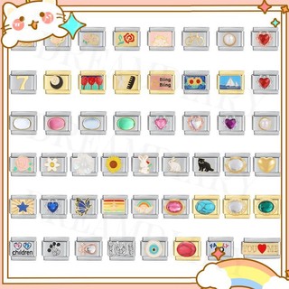 Vòng Tay Quyến Rũ Ý Fit 9mm 1 Vòng Tay Mô Đun Handmade DIY Thời Trang Sáng Tạo Thích Hợp Làm Quà Valentine