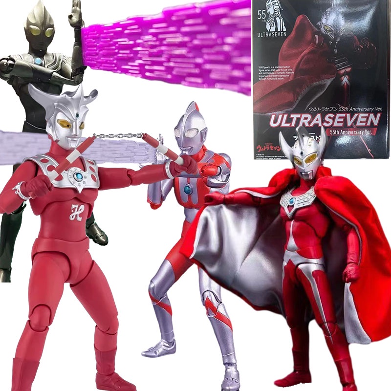 Mô Hình Nhân Vật Ultraman SHF Zero Leo Tiga Dark Sh Figuarts Articulado