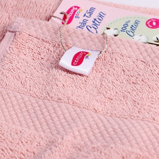 Khăn tắm cotton ConCung Good (Hồng)