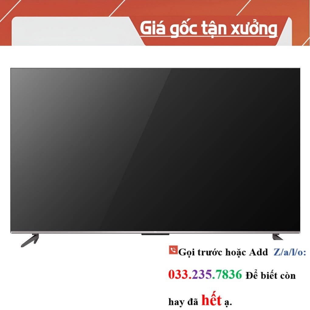 Google Tivi TCL 4K 55 inch 55P737 <<Hãng