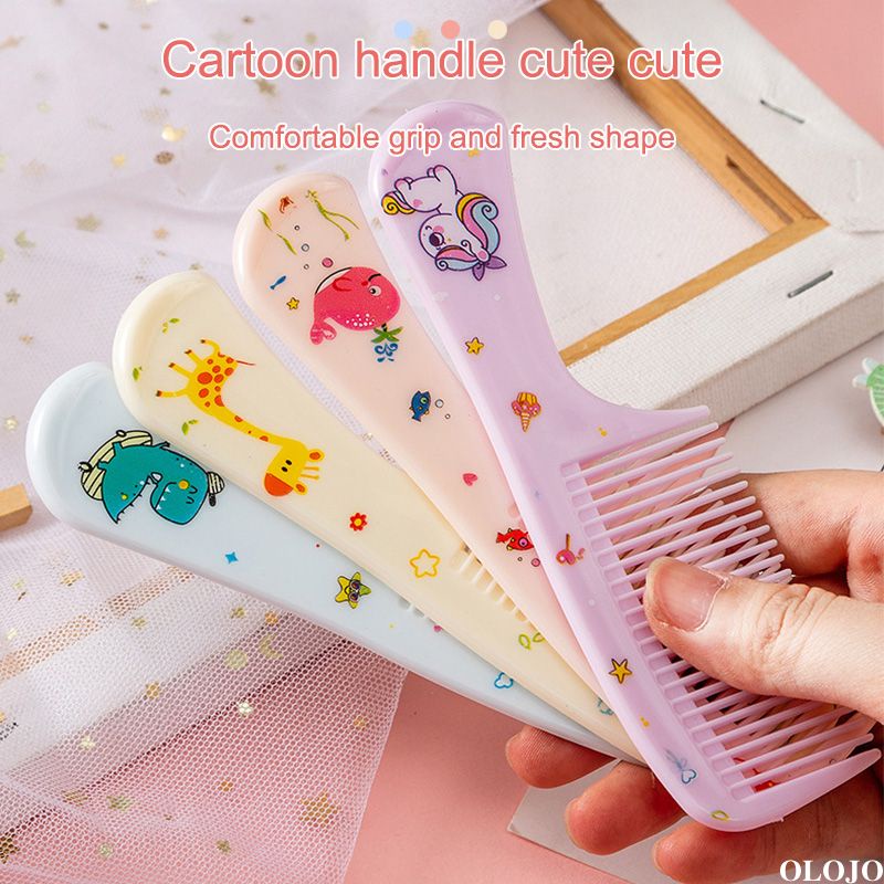 🌼🌼Bộ Lược Chải Tóc 2 Răng Nhọn Hình Động Vật Hoạt Hình Cho Bé
