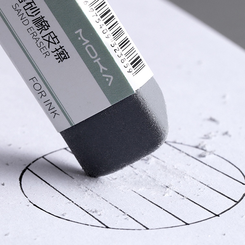 1 Cục Tẩy Bút Chì Nhám Đơn Giản Không Cần Tẩy Vết Xước Cho Học Sinh / Văn Phòng