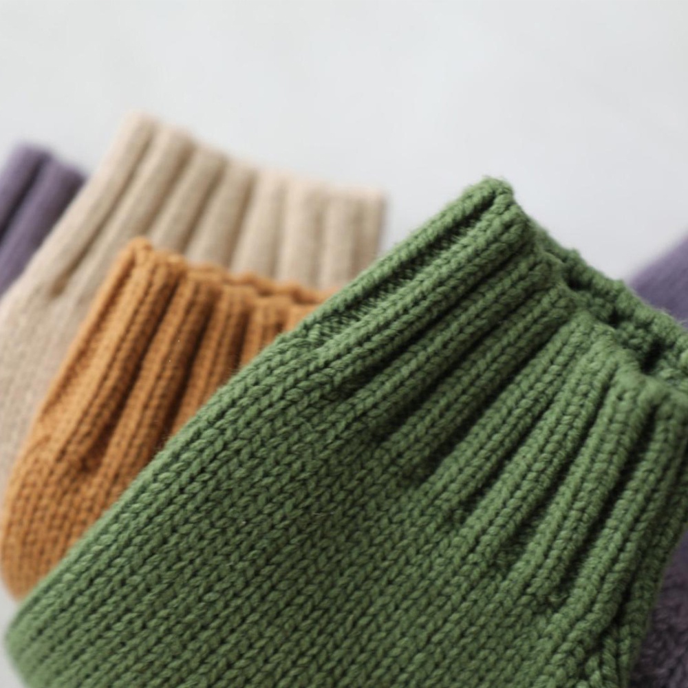 BEAR LEADER Áo sweater Cổ Tròn Dáng Rộng Thiết Kế Mới Thời Trang Mùa Thu Đông Dành Cho Bé