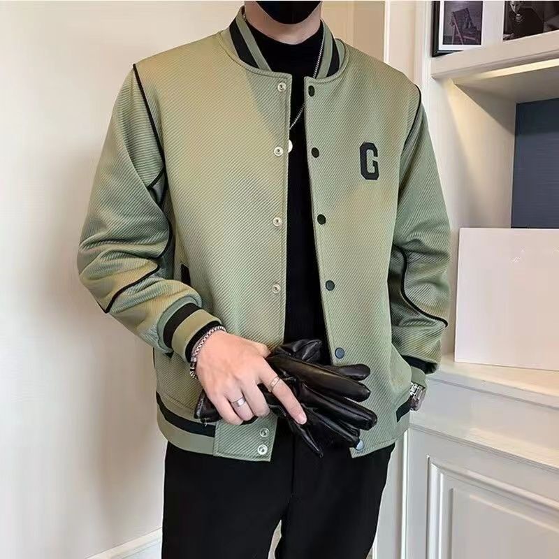 Áo Khoác Bóng Chày Dày Cao Cấp Thời Trang Thu Đông Phong Cách Đường Phố Mới Cho Nam