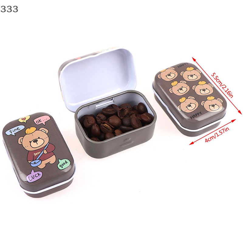 Hộp Thiếc mini Đựng Trang Sức / Tiền Xu / rectanie M I