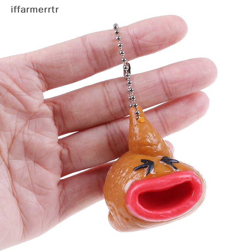 Móc Khóa Gắn Búp Bê Emoji Vui Nhộn Giảm Căng Thẳng