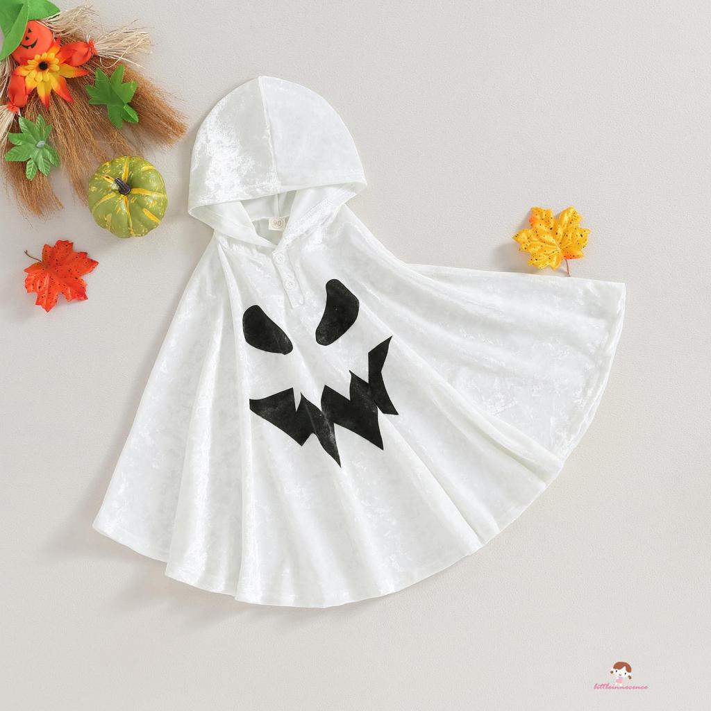 Áo Choàng Hóa Trang Ma Dễ Thương Cho Bé 2-7 Tuổi Dịp halloween