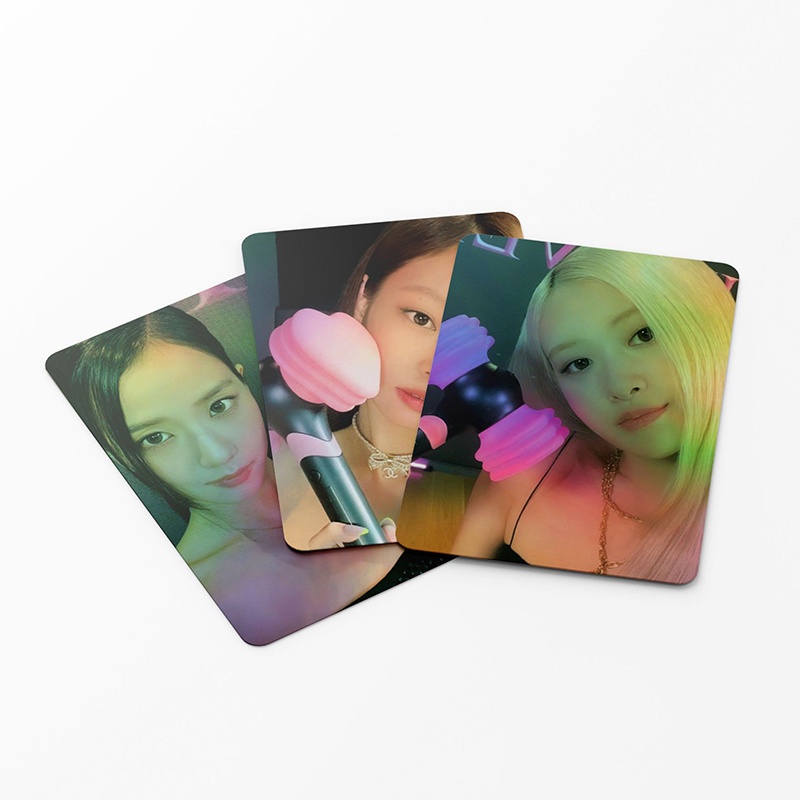 BLACKPINK LOMO Card Laser Card Set 55 Tấm Thẻ Ảnh 7th anniversary Hình Nhóm Nhạc