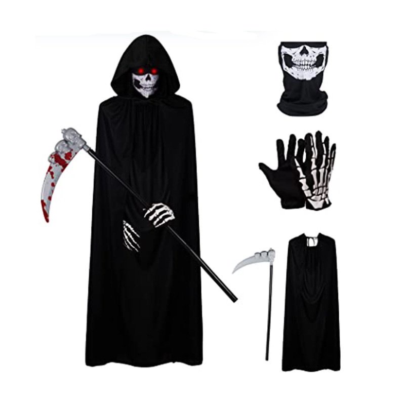 Áo Choàng Đen Hóa Trang death reaper Cho Người Lớn Dịp halloween