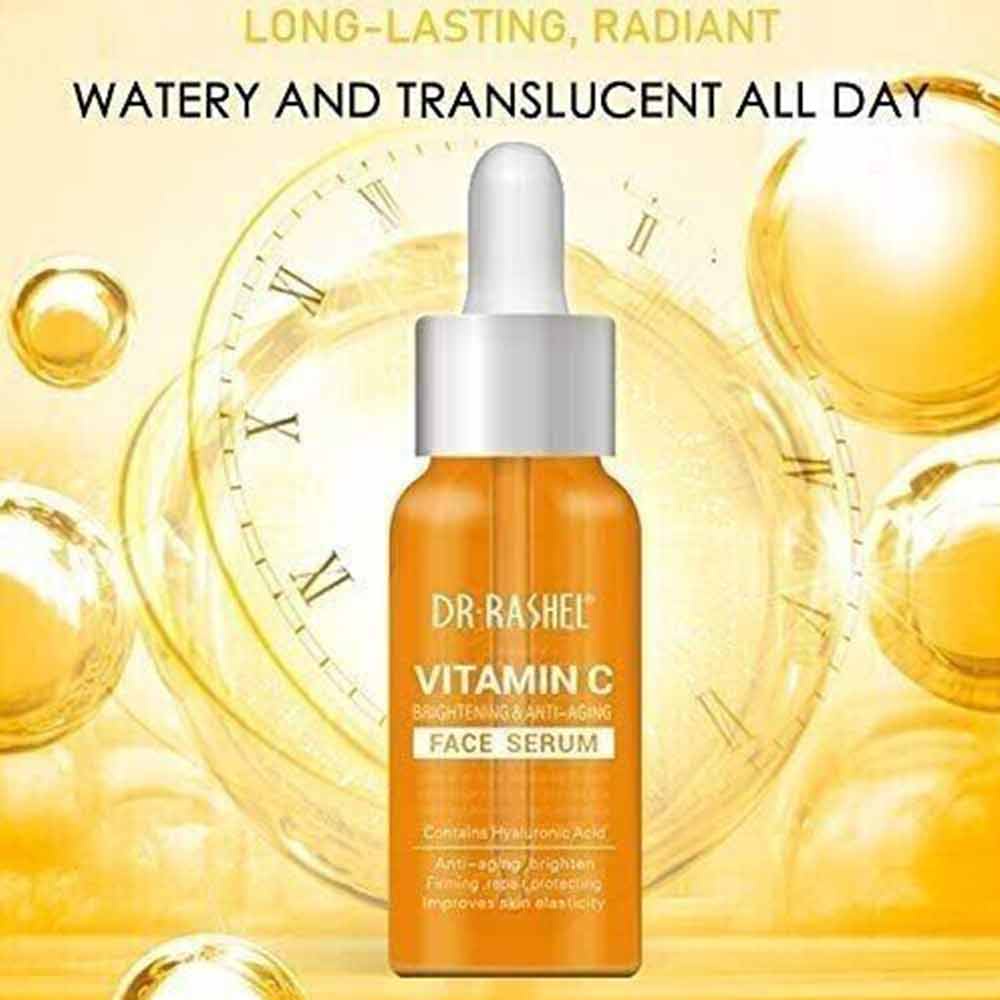 DR.RASHEL Brightening Anti Aging Firming Hyaluronic Acid Makeup Primer Vitamin C Serum For Face