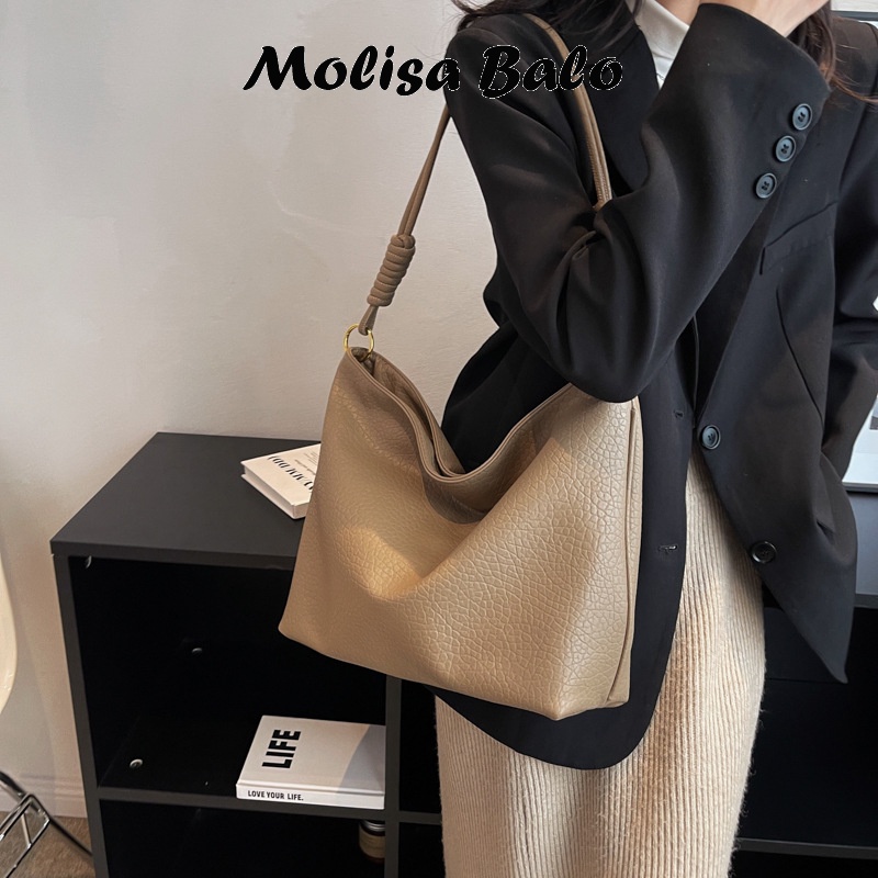 Molisa túi xách nữ túi đeo chéo kẹp nách đeo vai 2023NEW GDJ2390PUW 37Z230911