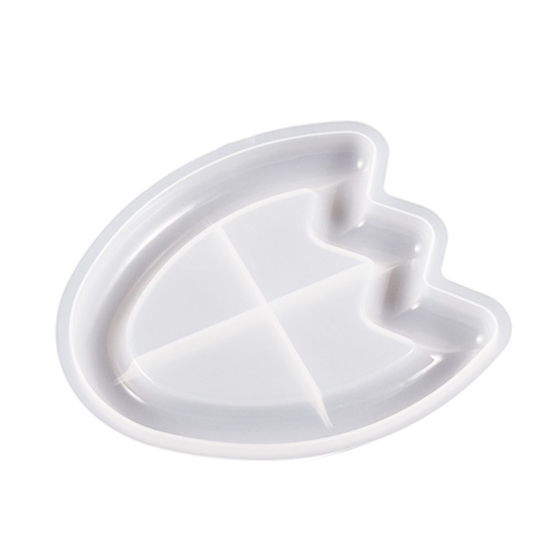 Flgo Khuôn Silicon Hình oval / Đám Mây / Trái Tim / Hoa Tiết Kiệm Không Gian Làm Đĩa resin diy Tại Nhà